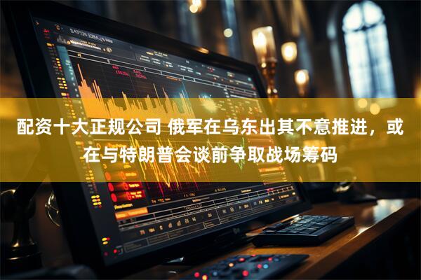 配资十大正规公司 俄军在乌东出其不意推进，或在与特朗普会谈前争取战场筹码