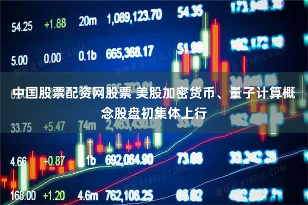 中国股票配资网股票 美股加密货币、量子计算概念股盘初集体上行